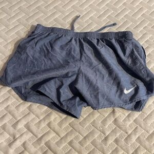 Nike Dri-Fit Navy Designed Active Shorts Medium